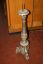Candelabro dorato in legno